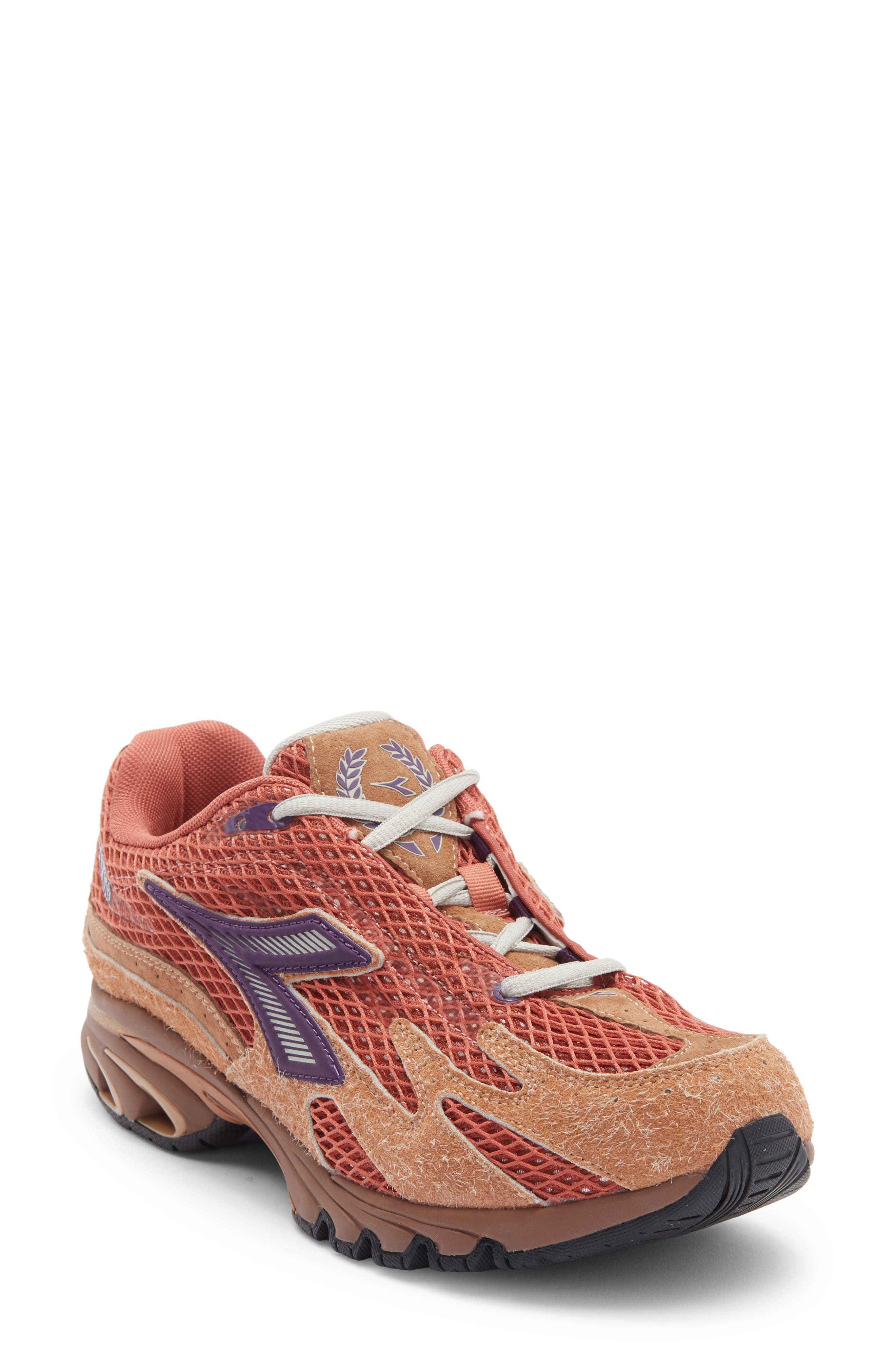 Diadora Mythos Propulsion 280 Bacca Sneaker, Main, color, Brown Oats