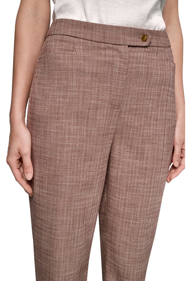 High Waist Straight Leg Pants, Alternate, color, SUNBAKED MULTI