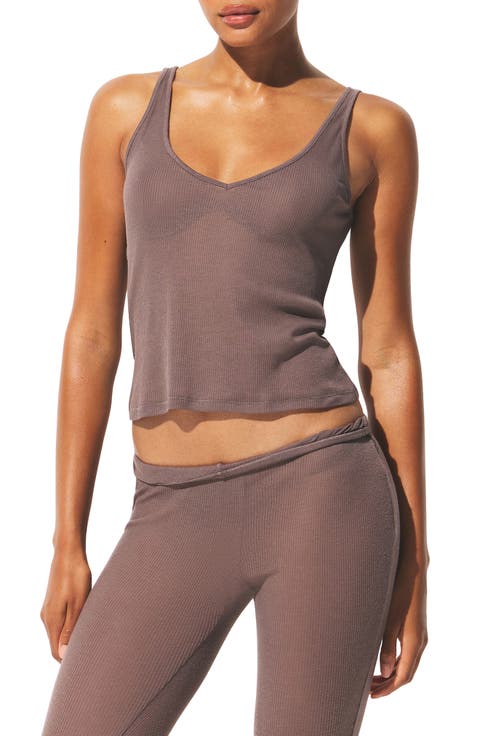 Sheer Rib Tank Top (Regular & Plus)
