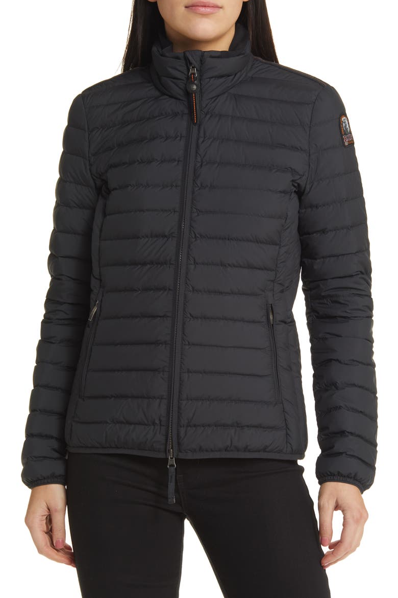 Geena Down Puffer Jacket, Main, color, BLACK