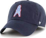 '47 Men's '47 Navy Houston Oilers Gridiron Classics Franchise Legacy Fitted Hat