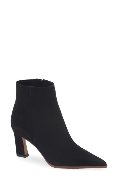 Norissa Pointed Toe Snakeskin Bootie