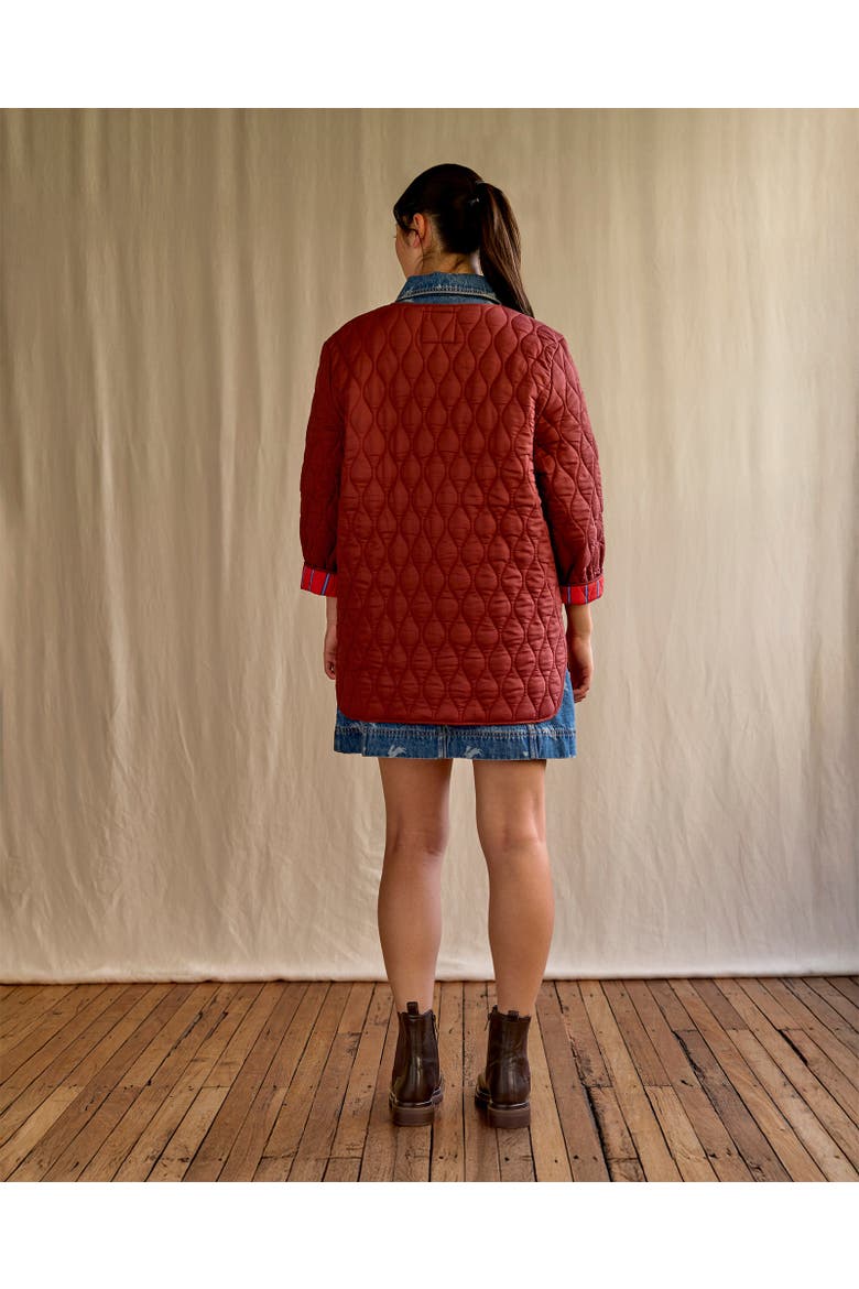 Royal Match  Quilted Jacket, Alternate, color, Multi