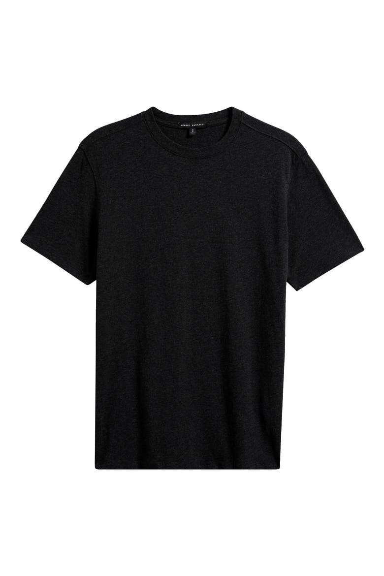 Colson Mélange Stretch Pima Cotton T-Shirt, Alternate, color, CHARCOAL