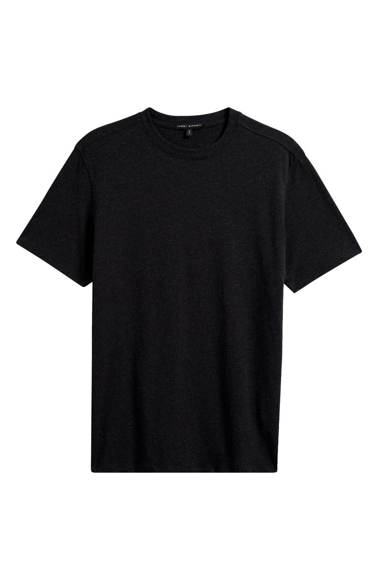 Robert Barakett Colson Mélange Stretch Pima Cotton T-Shirt, Alternate, color, Charcoal
