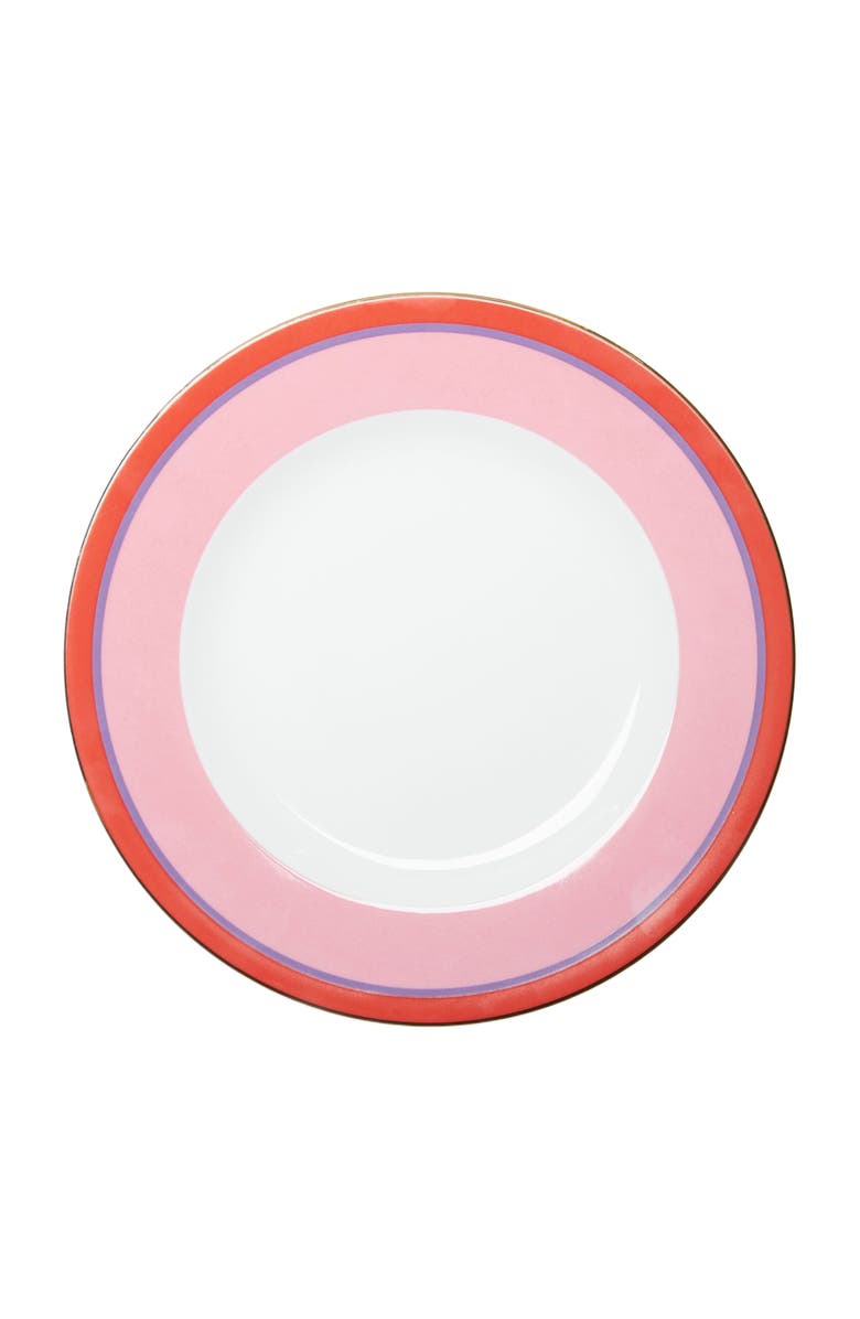 La DoubleJ Dinner Plates Set Of 2 Rainbow Rosa, Alternate, color, Rainbow Rosa