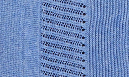 FOXCROFT FOXCROFT POINTELLE OPEN FRONT CARDIGAN