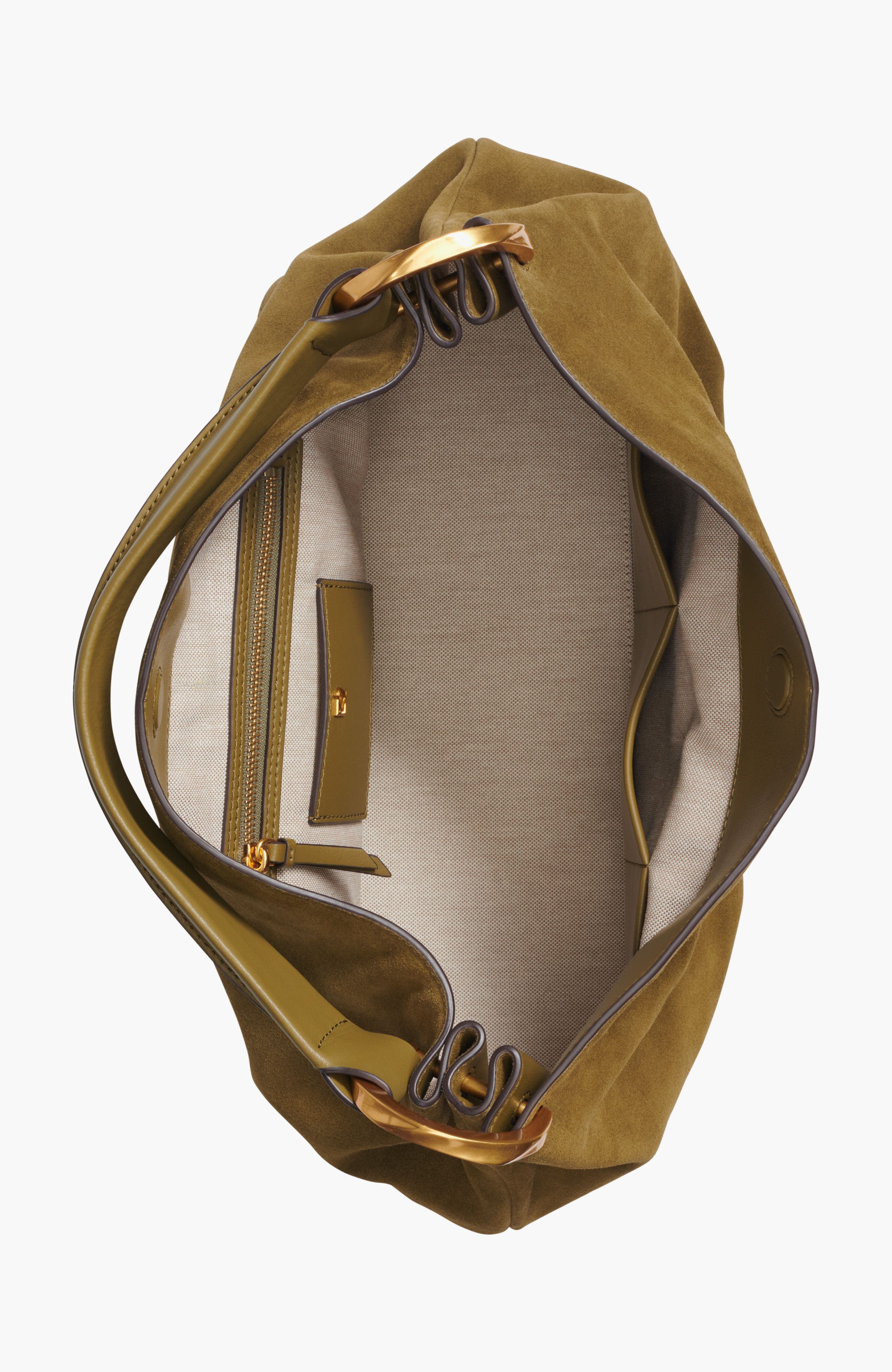 Donna Karan New York Glenwood Suede Shoulder, Alternate, color, 