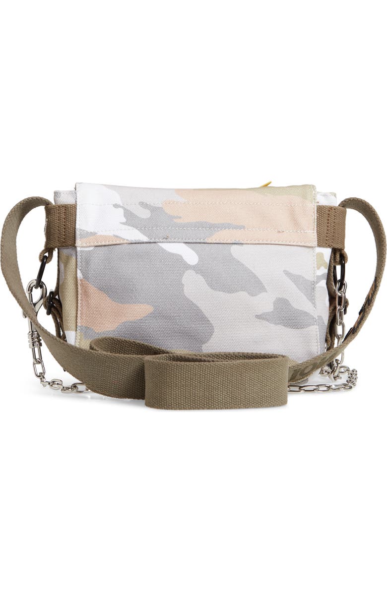 Zadig & Voltaire Ready Made Camo Canvas Messenger Bag, Alternate, color,