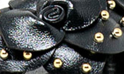 Chase & Chloe Chase And Chloe Studded Rosette Ankle Tie Sandal
