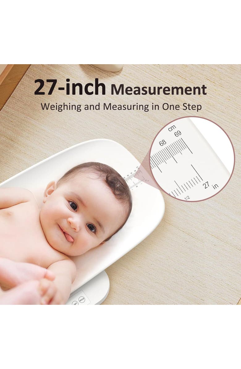 GROWNSY Baby Scale, Alternate, color, White