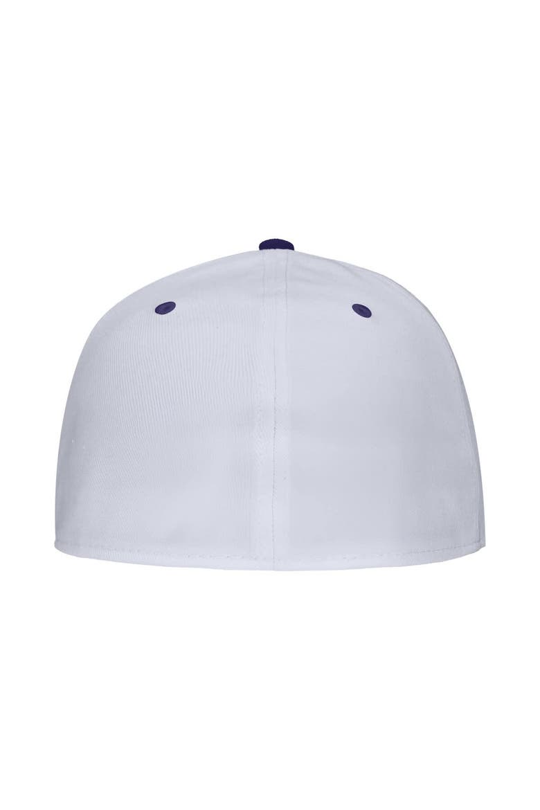 Men's Nike White TCU Horned Frogs  On-Field Baseball Performance Fitted Hat, Alternate, color, White