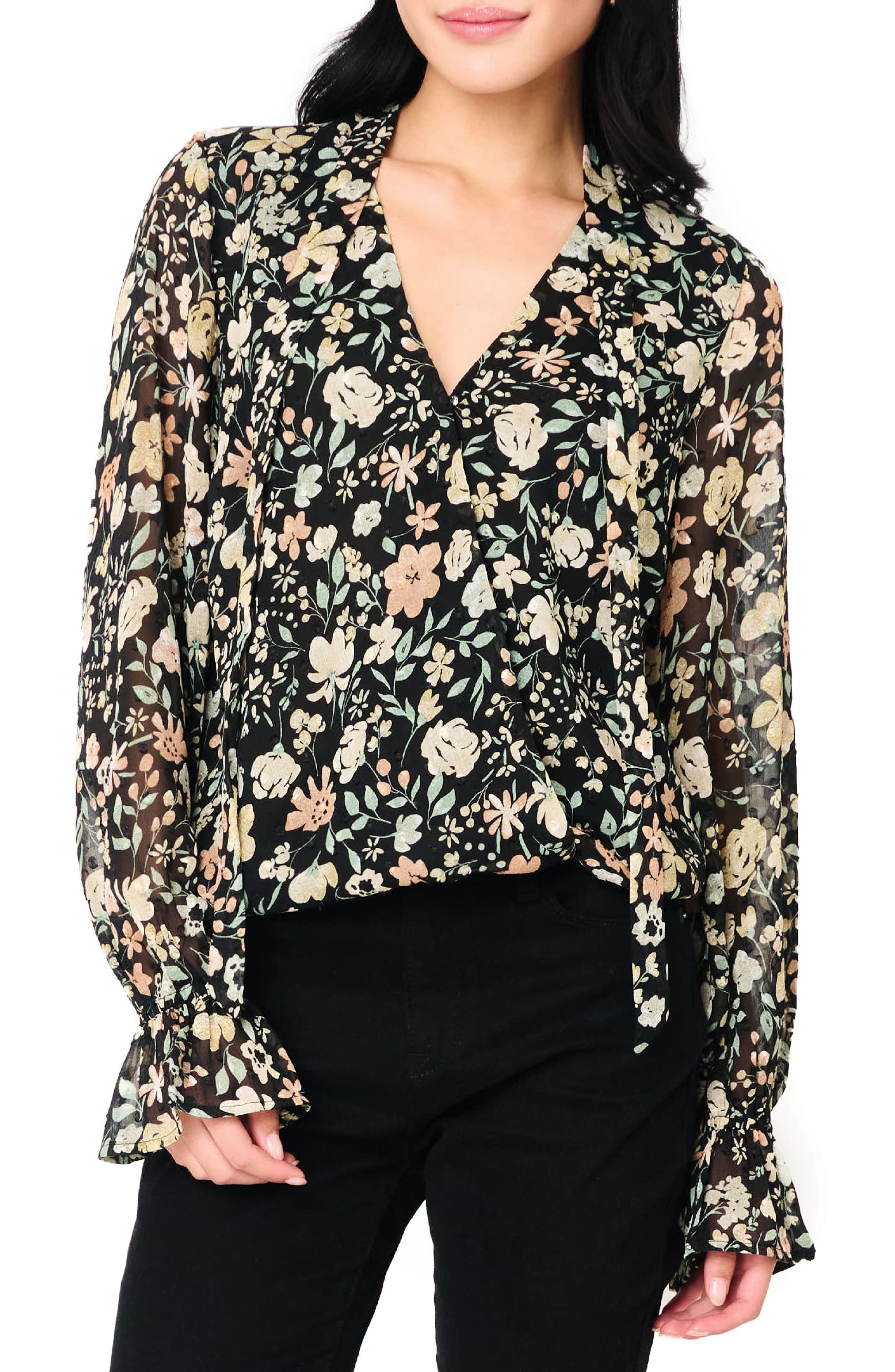 selected BLACK MULTI FLORAL