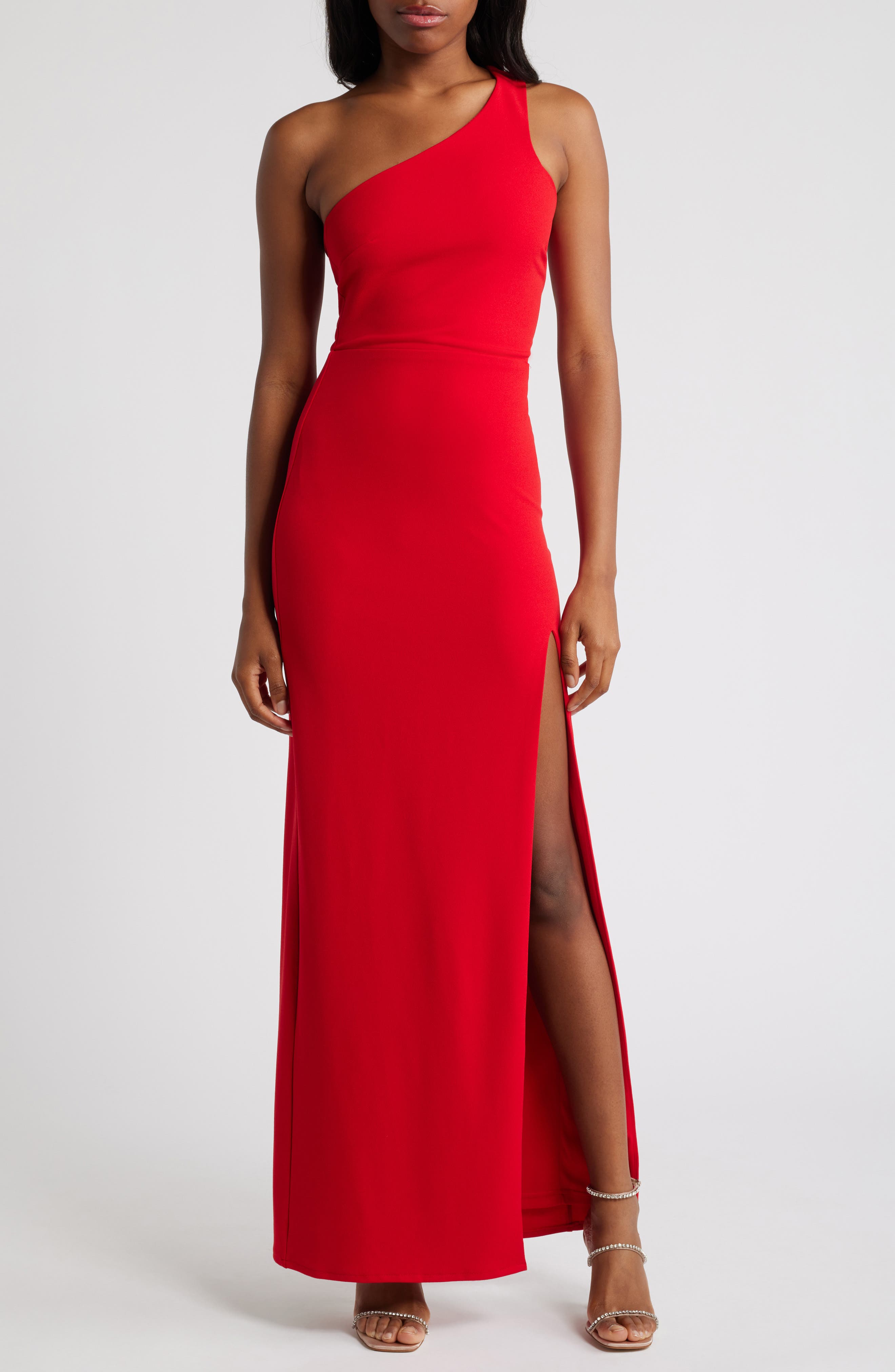 nordstrom red gown