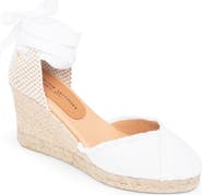 patricia green Gwen Frayed Espadrille Wedge Sandal