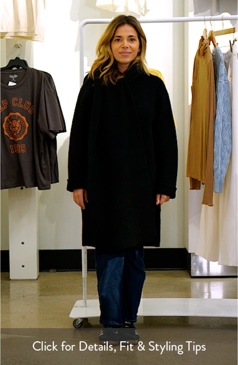 Drape Sweater Coat, sales video thumbnail