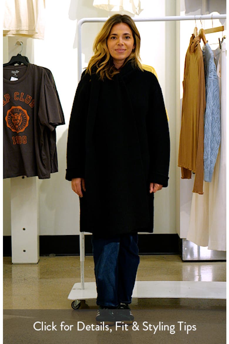 Drape Sweater Coat video