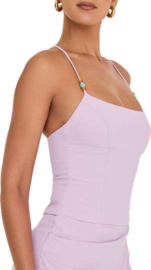 Beaded Crop Camisole
