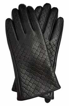 Tech Woven Leather Gloves