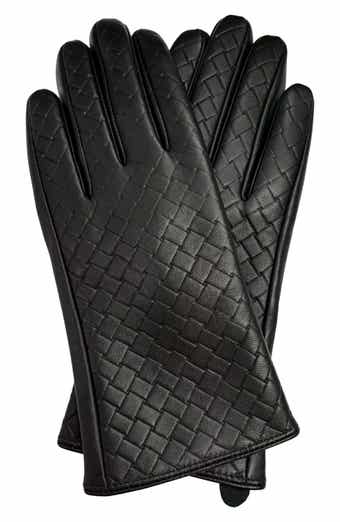 Tech Woven Leather Gloves