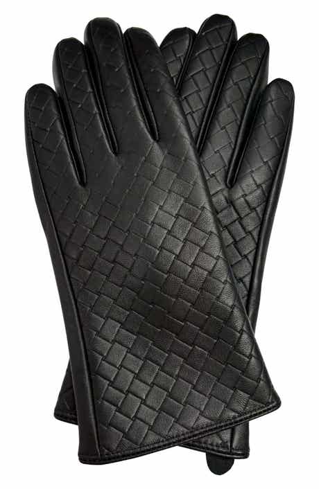 Tech Woven Leather Gloves