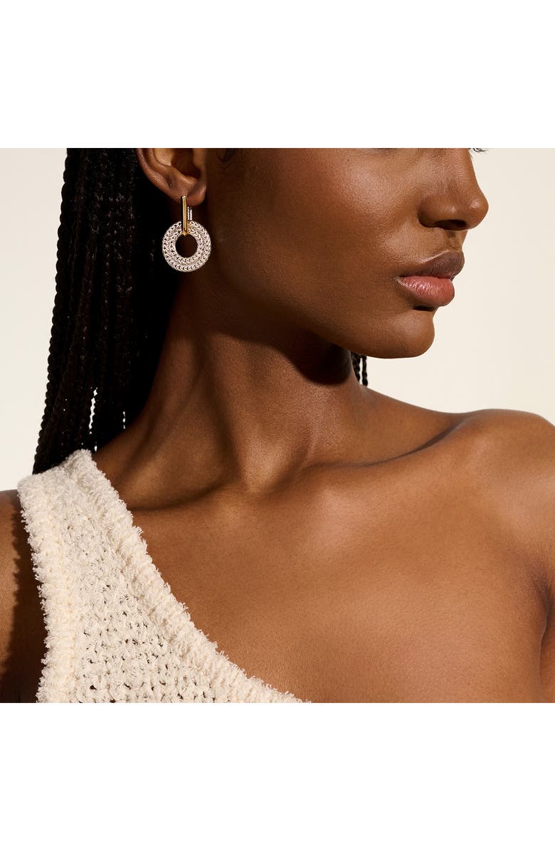 John Hardy Rata Drop Earring, Sterling Silver, Gold, Alternate, color, 