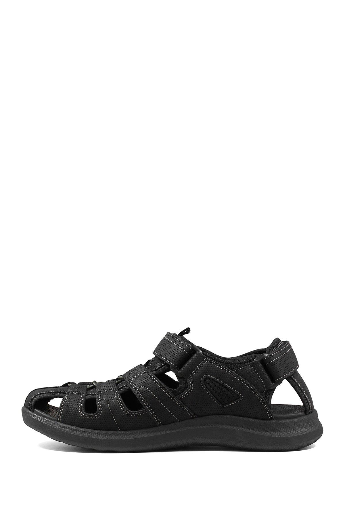 NUNN BUSH Rio Vista Closed Toe Fisherman Sandal - Wide Width Available, Alternate, color, 