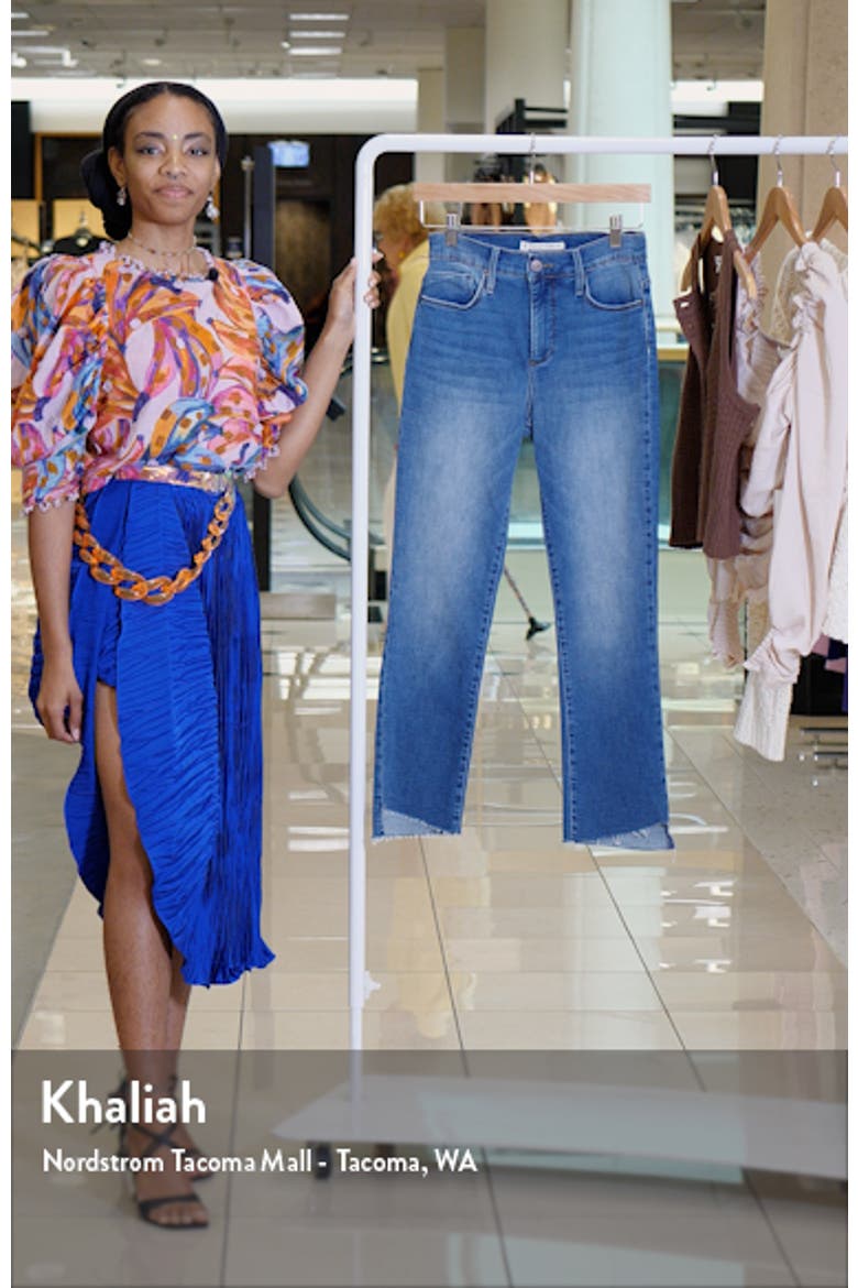 Daniel Step Hem Slim Straight Leg Jeans video