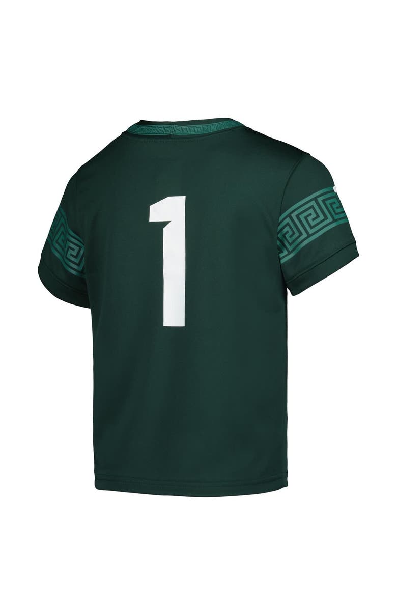 Nike Preschool Nike #1 Green Michigan State Spartans Untouchable Replica Game Jersey, Alternate, color, Green