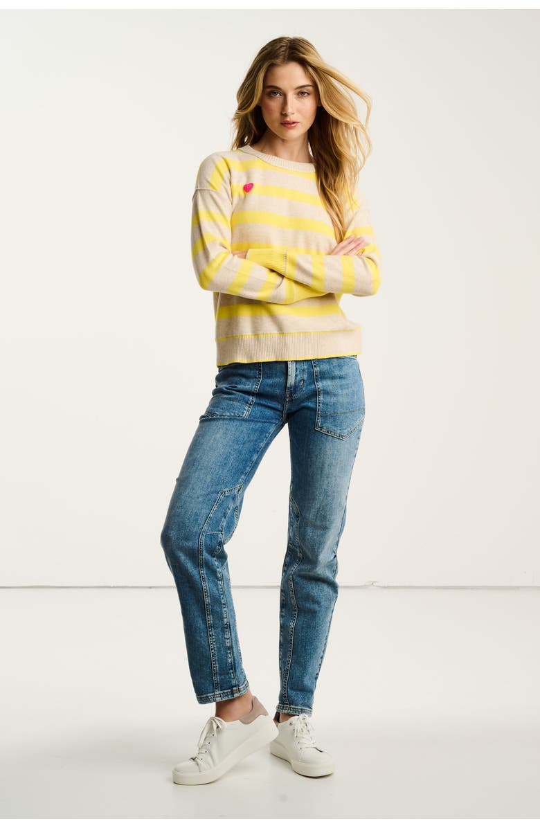 Lisa Todd Subtle Love Cotton Sweater, Alternate, color, Almond Butter