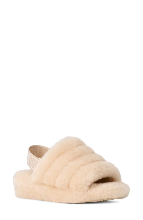 Fluff Yeah Faux Fur Slingback Sandal (Women)
