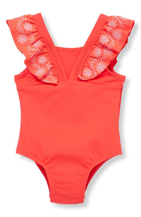 Bella Embroidered One-Piece Swimsuit (Baby)