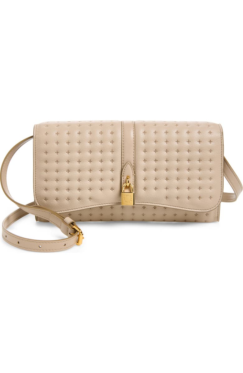 Stella McCartney Ryder Faux Leather Crossbody Bag, Main, color, Light Moss