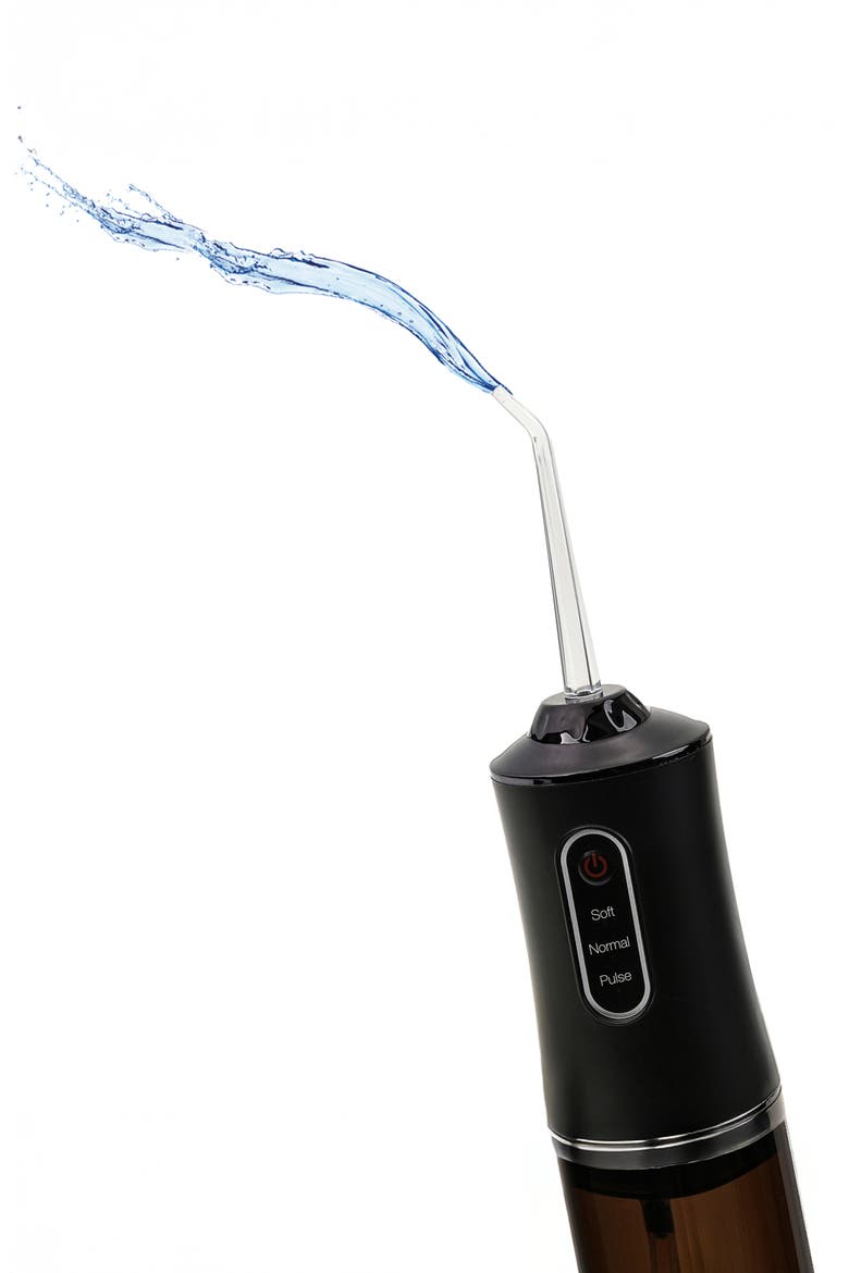 x Mario Lopez USB Rechargeable Water Flosser, Alternate, color, BLACK