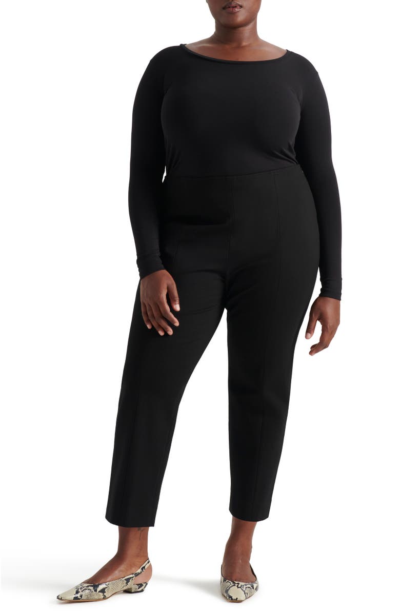 Pari Passu Ponte Merit Pants, Main, color, 