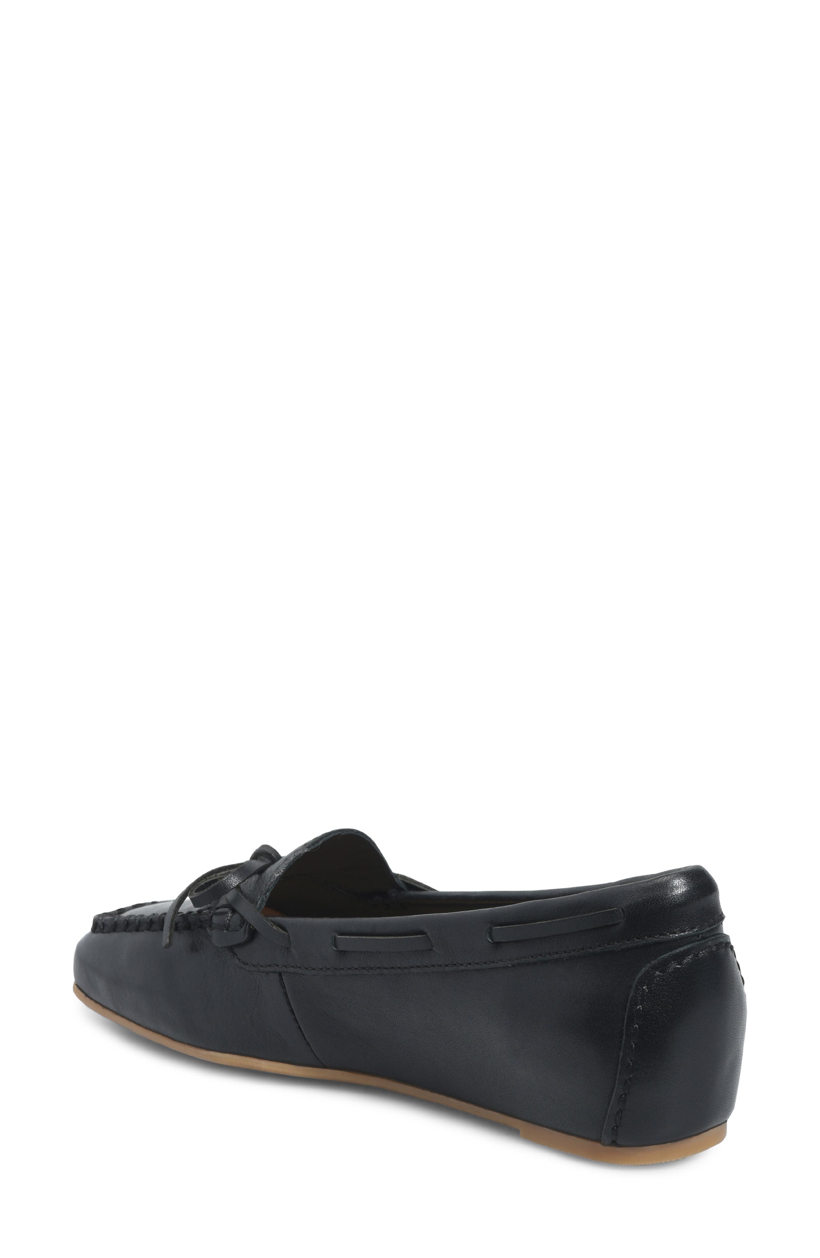 Söfft Pam Boat Shoe Loafer, Alternate, color, Black