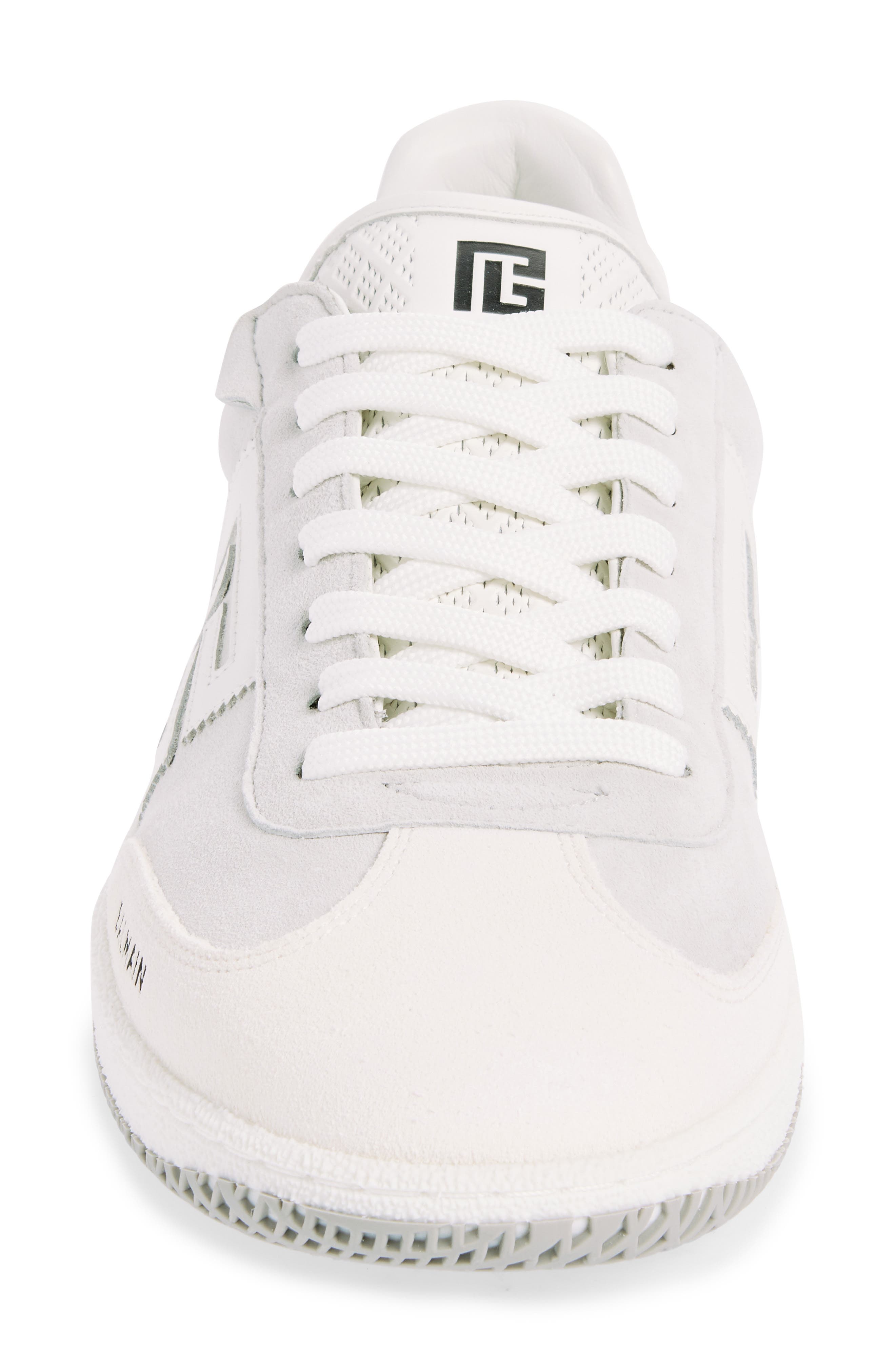 Balmain Swan Sneaker, Alternate, color, 