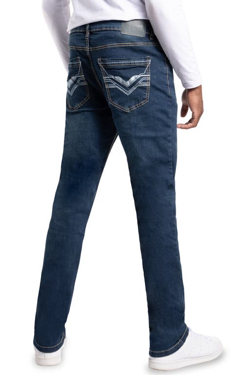 X-ray Xray Saddle Stitch Modern Fit Denim Jeans In Tint Blue