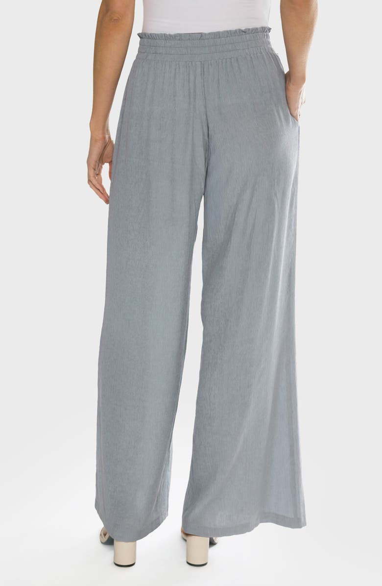 matty m. Cannon Wide Leg Pants, Alternate, color, Dusty Blue