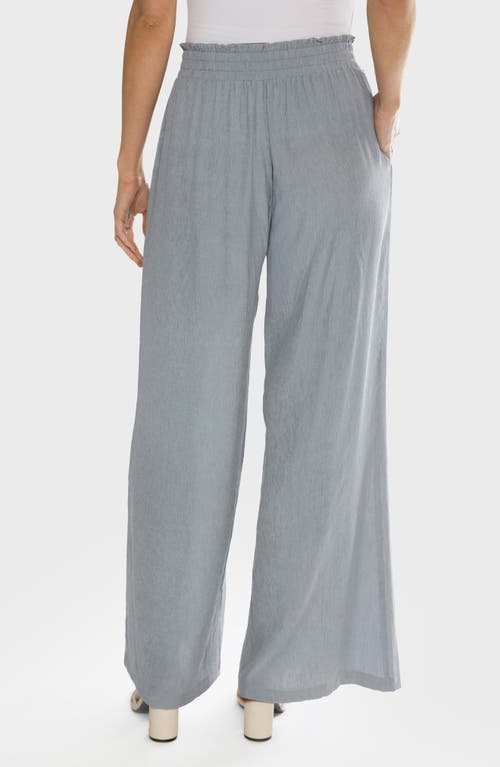 Matty M . Cannon Wide Leg Pants In Gray