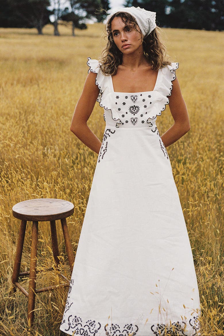 Grace Dress, Alternate, color, Regatta Embroidery