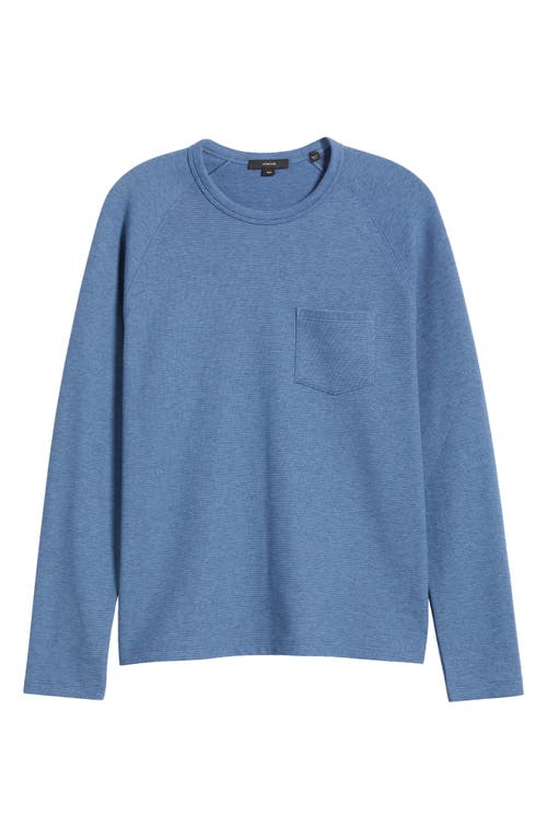 VINCE VINCE MICROSTRIPE LONG SLEEVE T-SHIRT