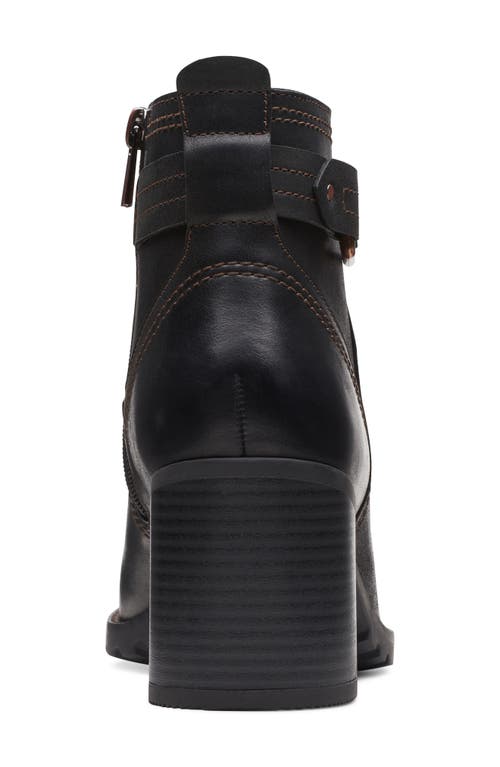 Clarks ® Leda Strap Bootie In Black