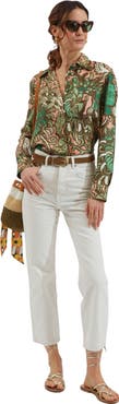 La DoubleJ Boy Shirt Anemone Pink Olive