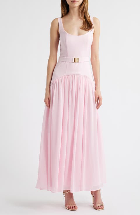 Drop Waist Sleeveless Maxi Dress (Regular & Plus)