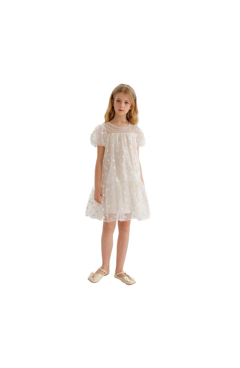 Tulleen Perivale Dress, Alternate, color, White