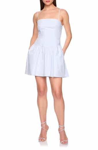 Susana Monaco Cotton Poplin Fit & Flare Minidress