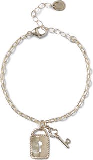 Chan Luu Lock & Key Charm Bracelet