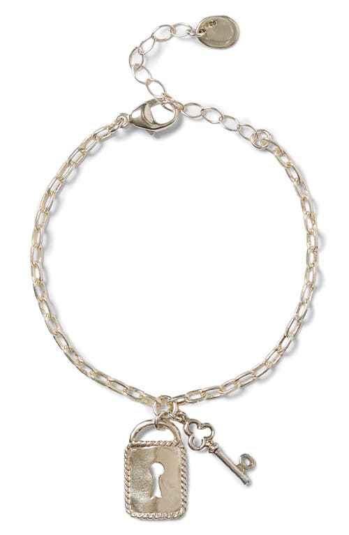 Chan Luu Lock & Key Charm Bracelet in Silver  product