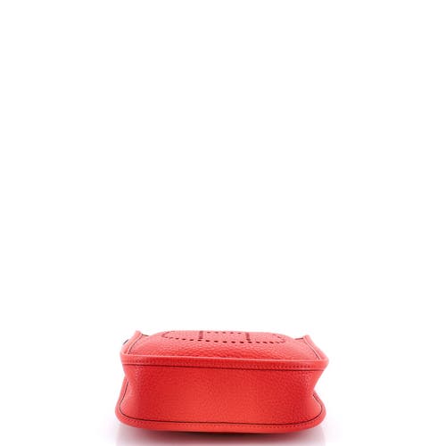Pre-owned Hermes Hermes Evelyne Bag Gen Iii Clemence Tpm In Red